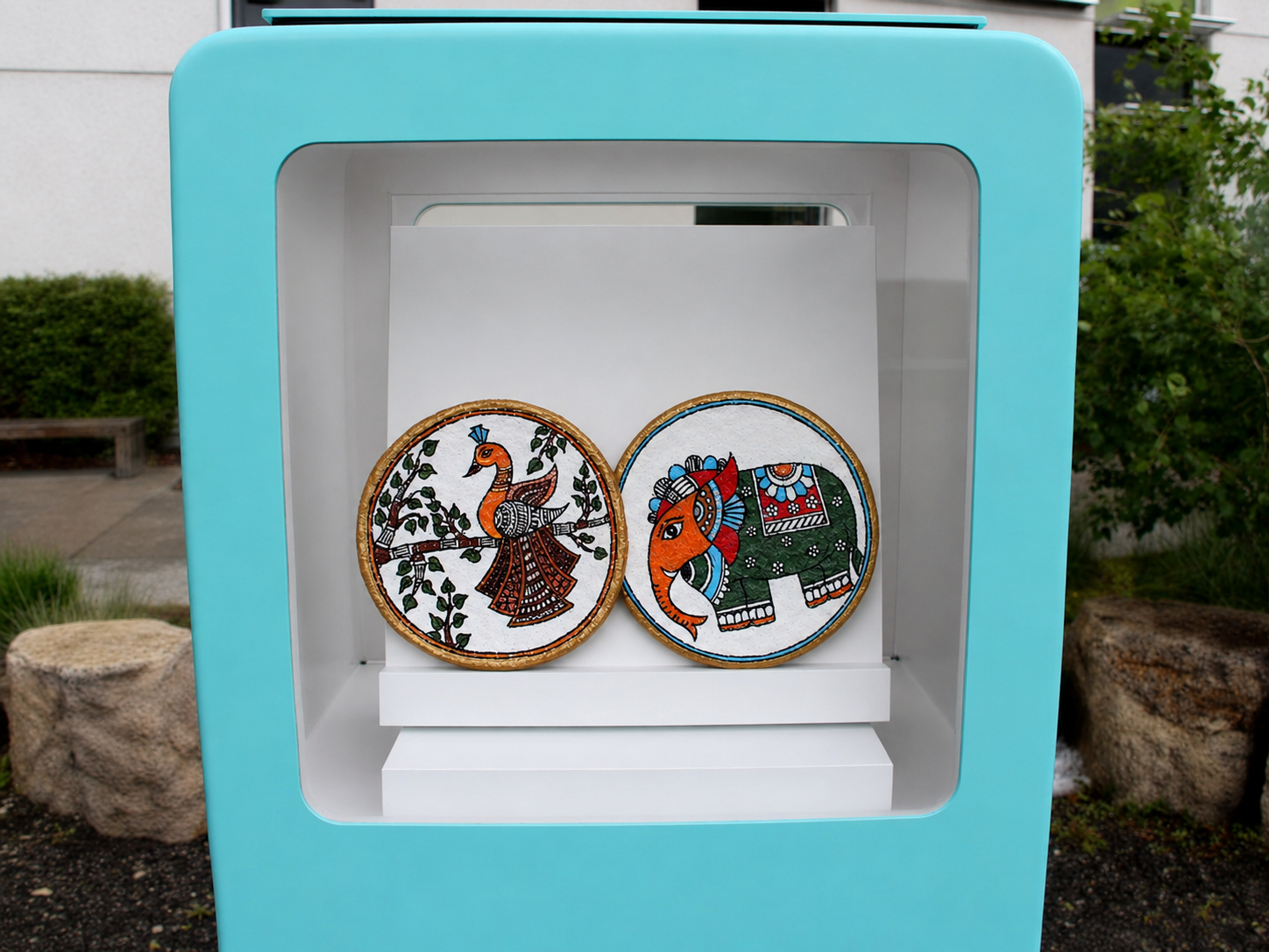 Reimagined Traditions artwork by Saloni Sharma in the Northeast Mini Galleries