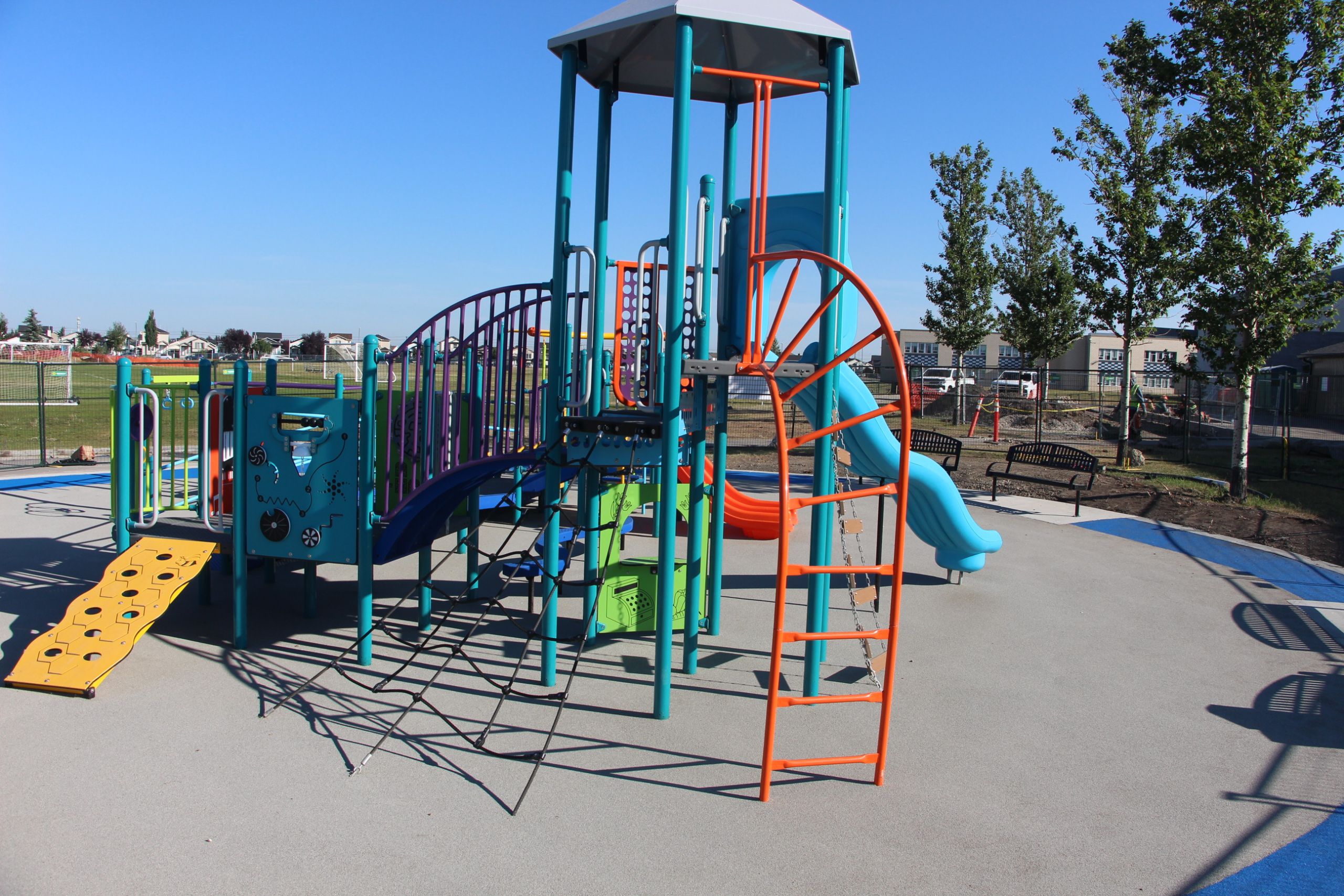 Playground equipment at Genesis Centre